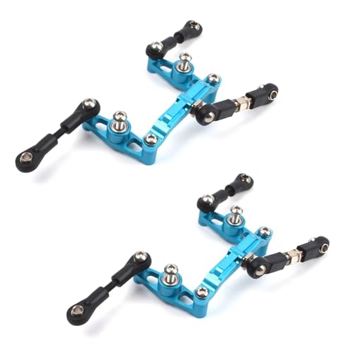 RC�A�N�Z�T���[ Compatible With Tamiya For TT02 For TT-02D 1/10 RC�J�[�A�b�v�O���[�h�p�[�c�A�N�Z�T���[ 2X�A���~�����{�[���x�A�����O�N�����N�X�e�A�����O�Z�b�g