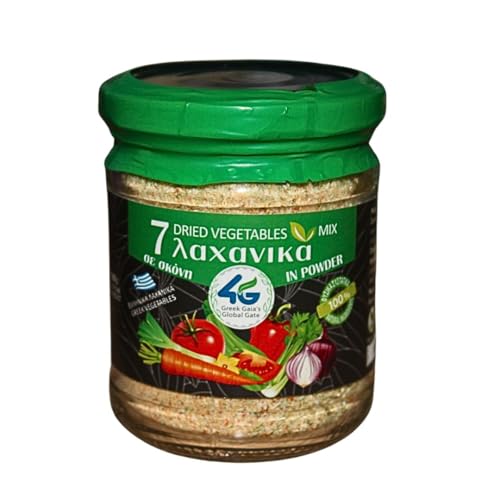 4G – Mezcla de 7 Verduras Secas en Polvo – Pack de 2 x 80 g (Total 160 g) – Ideal para Sopas, Salsas y Platos Vegetarianos