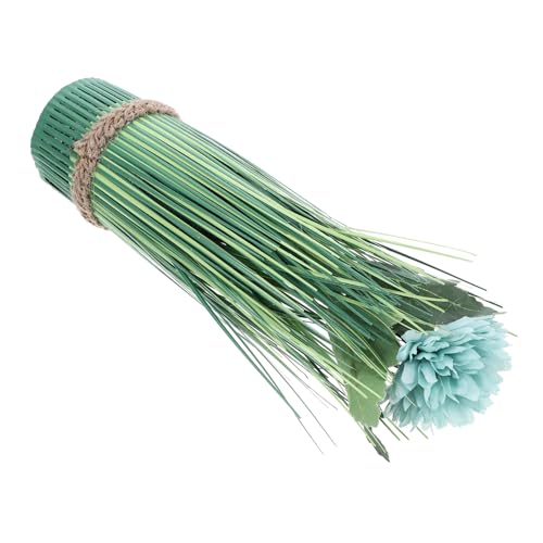 HYTROVE Faux Onion Grass Decorazione Artificiale Vaso Di Fiori Con Finta Per Arredamento Casa e Matrimonio Facile Manutenzione e Design
