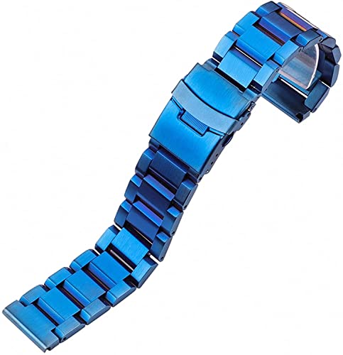 Bracelet de montre haut de gamme en acier inoxydable brossé 22mm robuste