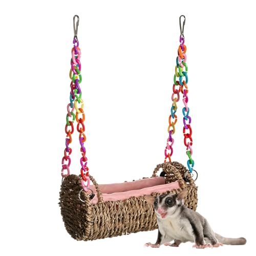 Hamster Hammock - Chew Proof Breathable Suspension Habitat, Pet Hammock For Cage With Removable Mat For Syrian Dwarf Guinea Pig 