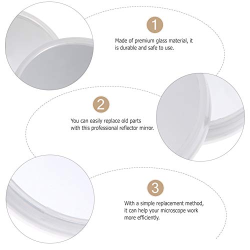 ULTECHNOVO Conjunto de Lentes Côncavas E Convexas Com 2 Lentes de Vidro Óptico