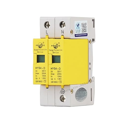 CQFQSXFU 320V 10KA ~ 20KA 2 P 2 Polos SPD Protector contra sobretensiones doméstico Dispositivo descargador de bajo Voltaje HYS4-D/2 disyuntores de 50hz/60hz