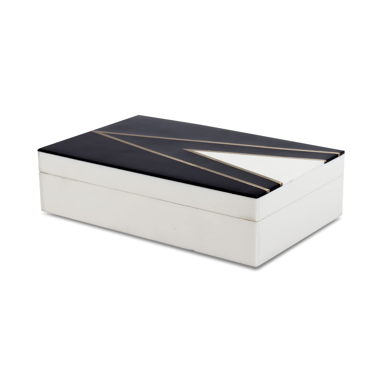 Handicrafts Home 6x8x1.5 Decorative Box Handmade Storage Organizer Boxes with Lids Keepsake Gift Trinket Box Display Box, Kept Dapper Gent