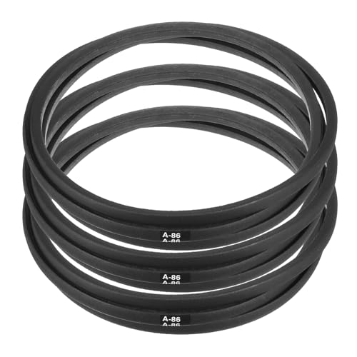 Image of uxcell 3pcs A86 or 4L880 Classic Wrapped Rubber V-Belt, 86 inch(2183mm) Inside Circumference, A Profile V Belt