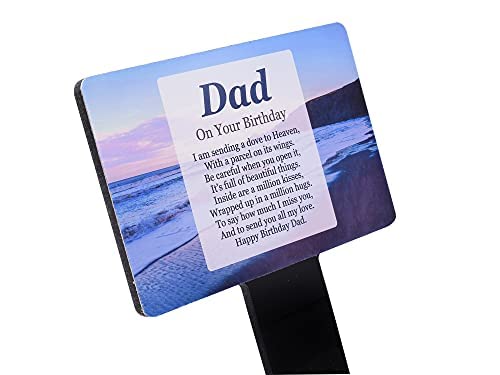 Plaque commémorative extérieure Dad en aluminium qui ne rouille pas
