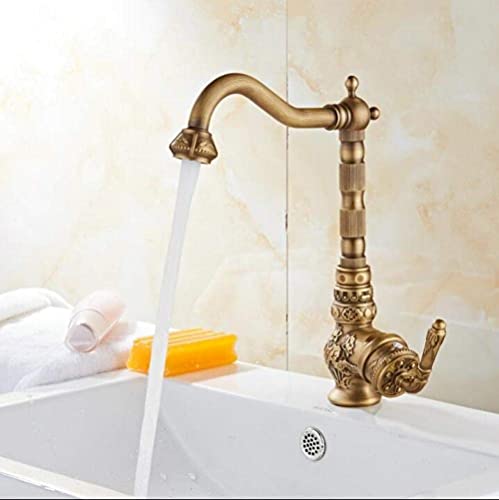 Robinet de lavabo haut pour évier profond et grand contenant
