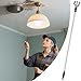 Adjustable Changer Pole, Extendable Light Tool, 1.1x5.91x2.05 Inch Manual Remover with Telescopic Feature, Recessed Lighting Pole, Chandelier Maintenance with Easy Grip, Home Accessory for Ceilings