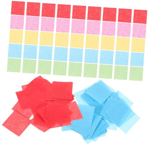 HOODANCOS Scrapbooking Paper Squares Tissue Paper Craft Material for DIY Decorative Party Confetti Craft