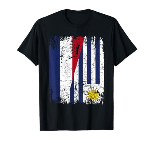 URUGUAY FRANCE DRAPEAU DE L'AMITIÉ | URUGUAY T-Shirt