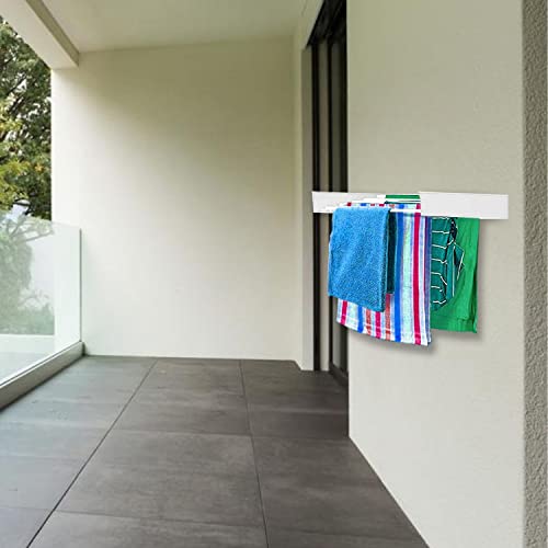 Wall Mounted Clothes Drying Rack - Closet Organizer Clothes Hanger Rack - Wall Mount Drying Racks For Laundry - Wall Drying Rack - Wall Mount Drying Racks For Laundry, Laundry Hanging Rack Wall Mount #TOP3