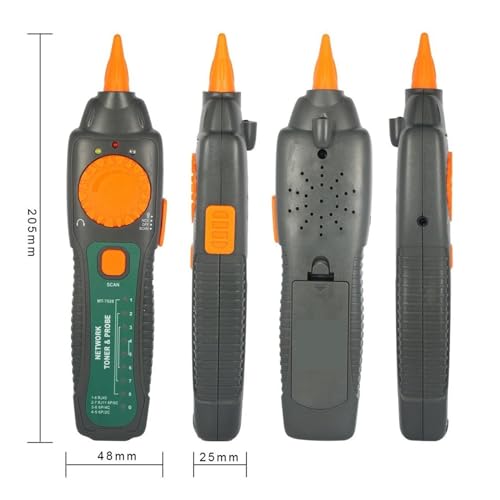 Kit de sonda tóner MT-7028 de alta fidelidad para rastreo de cables de comunicación y vídeo 5