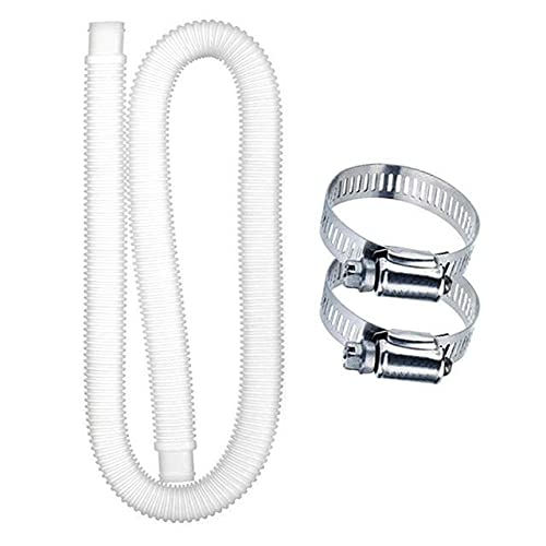 Tuyau d'eau 144 cm pour vidange de piscine hors-sol et entretien du jardin