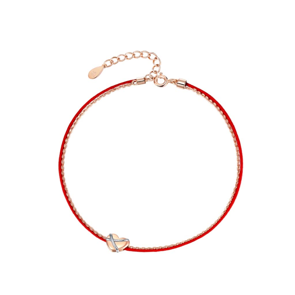 Cadena Simple Pie de cuerda roja estilo palacio feleta fementa tobillera para mujer