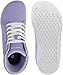 WHITIN Women's Wide Width High-top Minimalist Barefoot Sneakers Fashion Canvas Zero Drop Size 8W Mid Ankle Casual Walking Workout Shoes Purple 39