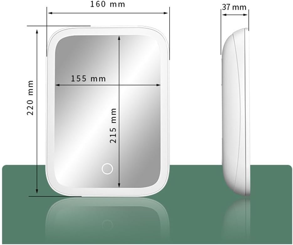 Desktop Makeup Led with Light Dressing Organizer Folding image 2
