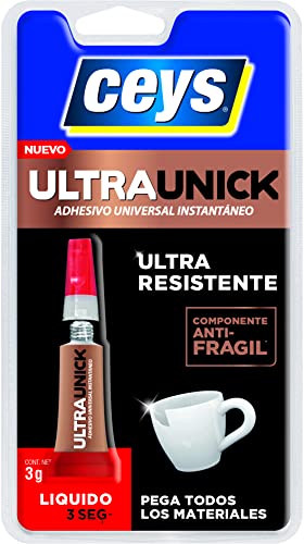 Ceys - Ultraunick - Adhesivo universal instantáneo - Poder Inmediato - 3 G