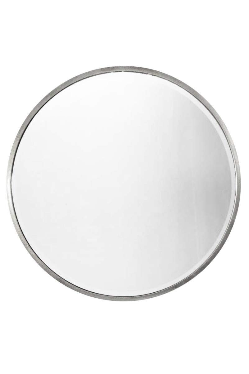 Mirroroutlet Silver Large Circular Bevelled Wall Mirror 100Cm X 100Cm 3Ft X 3Ft Gl352