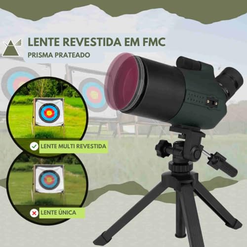 Telescópio Monóculo Astronômico Terrestre Profissional Svbony Sv41Pro 20-84x 80MM Mak FMC Prisma K9