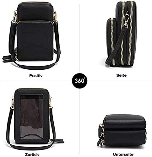 LUOWAN Borsa a tracolla da donna con schermo