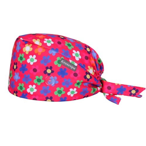 Image of Kousenpu Scrub Caps for Men, Adjustable Surgical Cap, Breathable Medical Hat for Doctors, Nurses & Healthcare Professionals