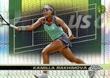 Kamilla Rakhimova trading Card (Russian Tennis Champion) 2024 Topps Chrome Rookie RC Prism Refractor #51