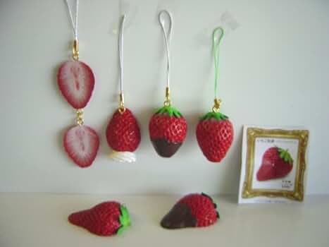 Amazon.co.jp: 青果王国 コレ いちご伯爵 ストラップ マグネット 全6種
