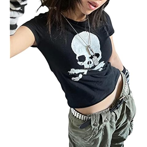 FeMereina Gothic Crop Top for Women Cover