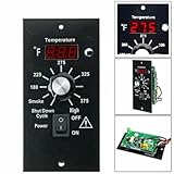 Digitales Thermostat Controller Kit, Grill LED Display Temperatur Control Panel, für Traeger Grills PID programmierbarer BBQ North für Amerikanische (A)