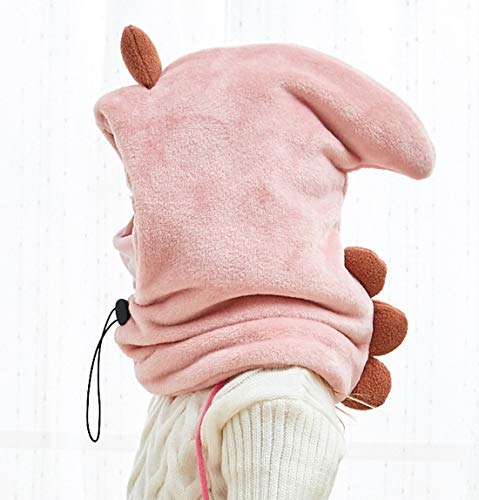 Happy Cherry - Cappello Passamontagna Bambina Bambino Inverno Berretto con Sciarpa Bambini Cappellino in Pile Protezione del Collo Cartone Animato per Sciare Ciclismo Sport all'aperto - 2-8 Anni - Image 7