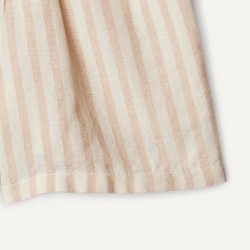 Image of Amazon Essentials x Sofia Grainge Toddlers and Baby Boys' Cotton Linen Short Sleeve Shirt & Shorts Play Set