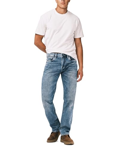 Image of Buffalo David Bitton Men's Six Slim Fit Jean in Spirit