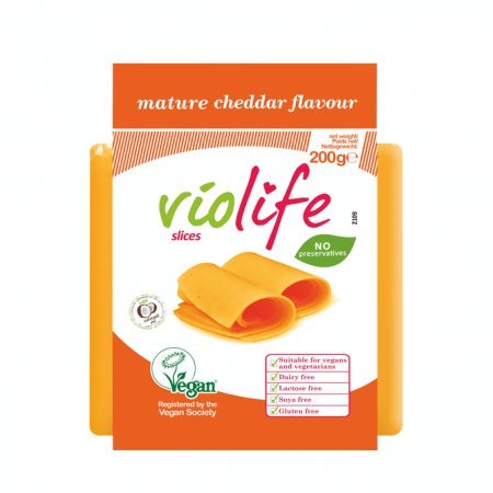 Violife - Mature Cheddar Flavour Slices, 200g