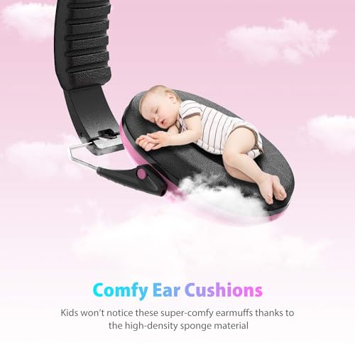 image for Dr.meter Noise Cancelling Ear Muffs: EM100 SNR27.4 Kids Noise Cancelli