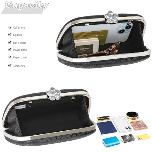 Image of BBTT.ful New Clutch Purses for Women Elegant Evening Bag for Party, Wedding, and Formal Events