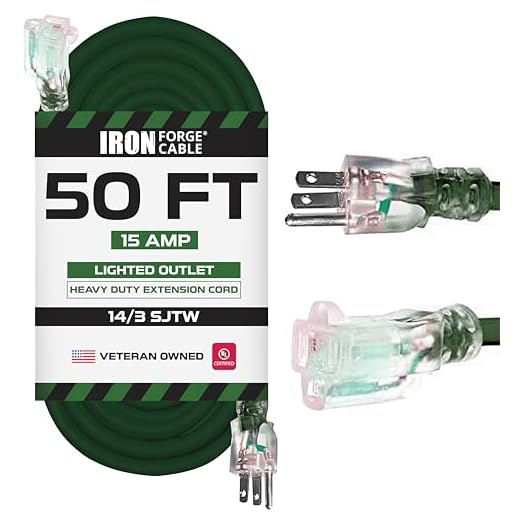 Iron Forge Weatherproof Outdoor Extension Cord