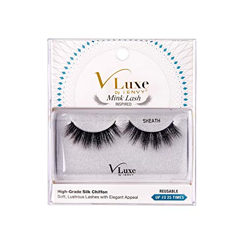 I envy v luxe chiffon silk lash/inspired sheath (vles05)
