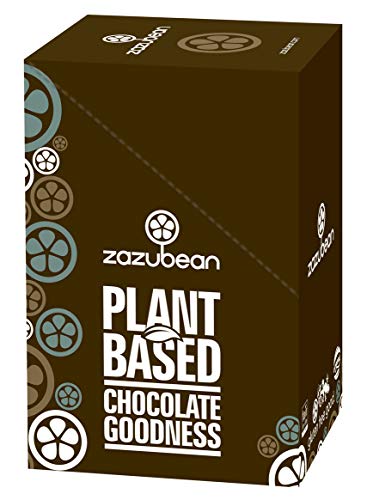 Zazubean Nudie (12 Bars X 85G) - Extra Dark Chocolate, Organic, Vegan, Sweetened With Coconut Sugar #TOP5