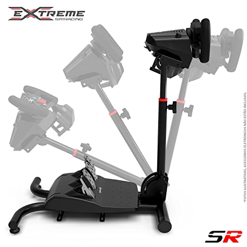 Extreme Simracing Suporte Para Volante Cockpit SR Preto