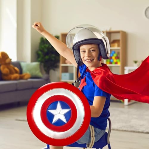 Image of Wanna Party Superhero Shield for Kids | Costume Accessory for Cosplay, Roleplay & Fancy Dress Competition | Kids Pretend Play Shield Toy for Birthday & Theme Parties | 1 Pc