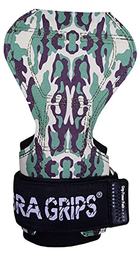 Image of Cobra Grips Weight Lifting Gloves with Adjustable Neoprene Padded Wrist Wraps - Heavy Duty Alternative to Power Lifting Hooks for Deadlifts