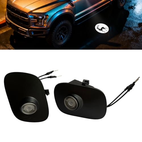 2 Piezas Lámparas LED de Bienvenida para Espejo Ford F150 miniatura 1