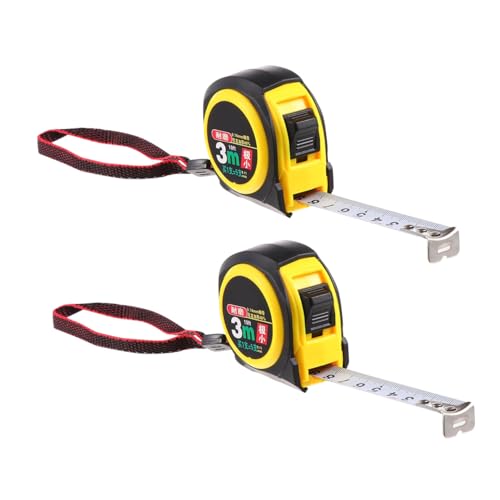 2 cintas métricas de acero inoxidable 19mm para construcción miniatura 1
