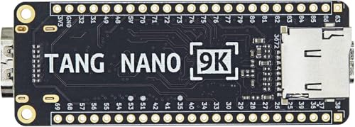 Sipeed Tang Nano 9K Gowin GW1NR-9 RISC-V Development Board for FPGA Learning, 8640 LUT4 Logic Units 468K BSRAM, Deep Designs 9K with |3LCD