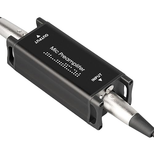 Préampli de microphone professionnel gain pur léger pour enregistrement de voix