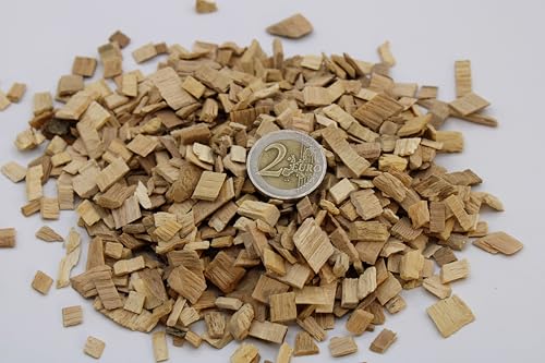 Räucherchips Buche 1000g – Grill-Chips für Fisch, Fleisch & Smoker, BBQ Woodchips Körnung (4-10mm) Naturholz aus PEFC-Forstwirtschaft - HACCP-Zertifiziert