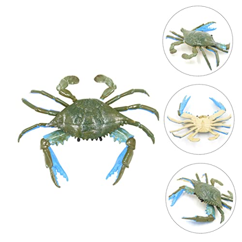 1Pc Simulation Crab Toys Brain Toy Children Toys Children's Educational Toy Kids Education Toys Marine Animals Model Ornaments Ocean Pvc Kids Educational Toys #TOP7