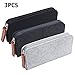 Produktbild 3 Stücke Filz Federmäppchen,Filz Bleistift Tasche mit Reißverschluss,Multifunktions Filz Briefpapier Beutel Reißverschluss Make-up Reisetasche Gut zum Aufbewahren von Bleistift und Anderem Zubehör