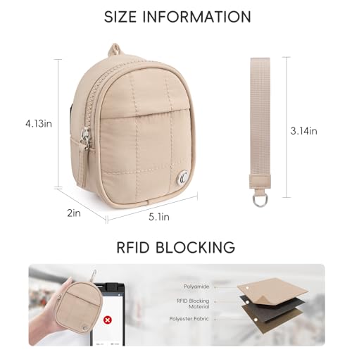 CLUCI Laptop Backpack for Women Bundles with Mini Backpack Keychain Wallet2