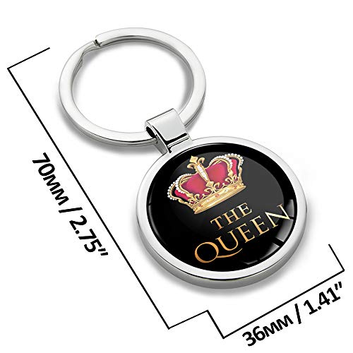 Biomar Labs® Portachiavi in Metallo 3D la Corona